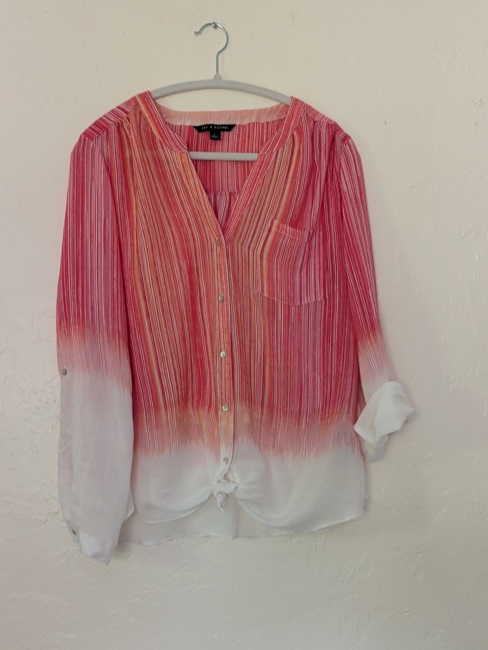 Zac & Rachel Pink Ombre Stripe Button-Down Shirt